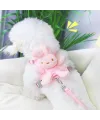 Evcil Hayvan Peluş Ayıcıklı Göğüs Gezdirme Tasması Set
