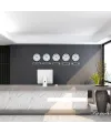 Executive Black 36 Cm 5 li Tabelalı Dünya Saatleri