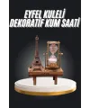 Eyfel Kuleli Kum Saati Dekoratif Hediyelik Eşya Retro Eyfel Kulesi