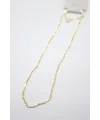 Ezme Zincir Kolye - 45 cm - Altın