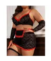 Fantazi Seksi Dantel Babydol Fantezi Gecelik (Çorapsız) TG279233