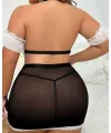 Fantazi Seksi Halkalı Dantelli Babydol Gecelik TG279235