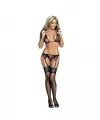 Fantazi Siyah Jartiyer Takım İç Giyim TG272357