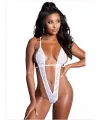 Fantezi Beyaz Dantel Mikro bayan İç Giyim Babydoll TG279133-5