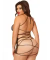 Fantezi Büyük Beden Transparan Seksi Elbise TG273246