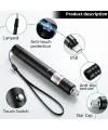 Fithome 100mw Desen Başlıklı Usb Şarjlı Yeşil Lazer Pointer
