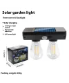 Fithome Yt-819 2 Watt Suya Dayanıklı Hareket Sensörlü Solar Led Lamba