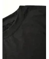 Fiyonk Baskılı Siyah Oversize Unisex T-shirt- Siyah