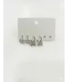 Fiyonk Detaylı Sallantılı Altılı Küpe - Kp00597