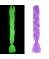 Fosforlu Neon Örgülük Saç Esperer 100 Gr. - Açık Mor