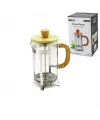 French Press Metal Kafes - Bambu Sap Bambu Kapak 600ml Cam Bitki Süzgeçi