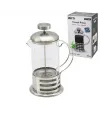 French Press Metal Kafes - Metal Kapak 600ml Cam Bitki Süzgeçi