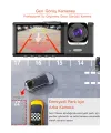 Full Hd 1080p 3 Kameralı Dash Cam Ön Arka İç Kayıt Özellikli Gece Görüşlü G Sensörlü