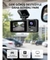Full Hd 3lü Araç Kamerası Geri Görüş Destekli Park Modlu 1080p Dvr