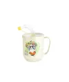 Funny Pipetli Çocuk Içecek Bardağı Desenli Bardak 350ml