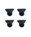 Furç Sabit Teker - 20x50 - Gri HKS180 - 4 Adet