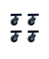 Furç Uzun-Sunta Bilyalı Teker - 20x50 - Gri - 18MM HKS184 - 4 Adet
