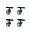 Furç Uzun-Sunta Bilyalı Teker - 20x50 - Şeffaf - 18MM HKS189 - 4 Adet