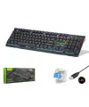 G605 Gaming Mekanik Rgb Klavye Blue Switch - Siyah
