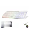 Gaming Mini Klavye Led - Beyaz HDX2608