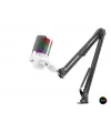 Gaming Rgb Mikrofon Seti Boom Mikrofon Kolu Type-C 192Khz 24Bit Beyaz ME6S35W