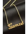 Gamze isimli kolye (Kişiye Özel)