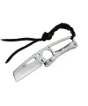 Gear Hit Cutter Tx01 Outdoor Kamp Bıçağı Metal 19 Cm - İpli Sap, Kılıflı