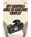 Gece Görüşlü Dvr 3 Lensli Araç İçi Sürüş Kamerası Video Kaydedici