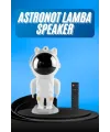 Gece Lambası Astronot Bluetooth Hoparlörlü Galaksi Işık Projektörü