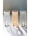 Gece Lambası Kristal Lamba Dokunmatik Şarjlı Hediyelik