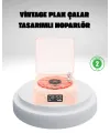 Gece Lambası Stereo Bluetooth Hoparlör Dijital Saat Su Dalgası Efektli 3-ü-1 Cihaz
