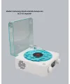 Gece Lambası Stereo Bluetooth Hoparlör Dijital Saatli Vintage Tasarım Çok Fonksiyonlu