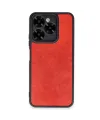 General Mobile Era 30 Kılıf Aras Deri Kapak - Kırmızı