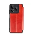 General Mobile Era 50 Kılıf Flip Cover - Kırmızı