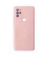 General Mobile Gm 21 Pro Kılıf Nano İçi Kadife Silikon - Pudra