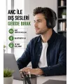 Geniş Frekans Aralıklı Bluetooth Kulak Üstü Kulaklık