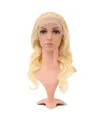 Gerçek Front Lace Dalgalı Platin Tül Peruk - 60-65cm