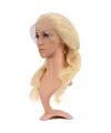 Gerçek Front Lace Dalgalı Platin Tül Peruk - 60-65cm