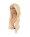 Gerçek Front Lace Dalgalı Platin Tül Peruk - 65-70cm