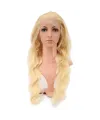 Gerçek Front Lace Dalgalı Platin Tül Peruk - 75-80cm