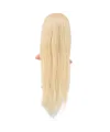 Gerçek Front Lace Düz Platin Tül Peruk - 65-70cm