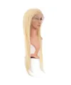 Gerçek Front Lace Düz Platin Tül Peruk - 75-80cm
