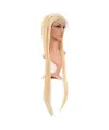 Gerçek Front Lace Düz Platin Tül Peruk - 85-90cm