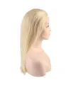 Gerçek Front Lace Platin Tül Peruk - 60-65cm