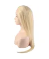 Gerçek Front Lace Platin Tül Peruk - 80-85cm