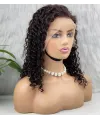 Gerçek Front Lace Tül Peruk - Afro Dalga - Doğal 50-55cm