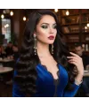 Gerçek Front Lace Tül Peruk - Dalgalı - Doğal 70-75cm