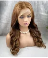Gerçek Front Lace Tül Peruk - Dalgalı - Kumral 70-75cm