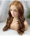Gerçek Front Lace Tül Peruk - Dalgalı - Kumral 70-75cm