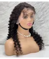 Gerçek Front Lace Tül Peruk - Derin Dalgalı - Doğal 60-65cm